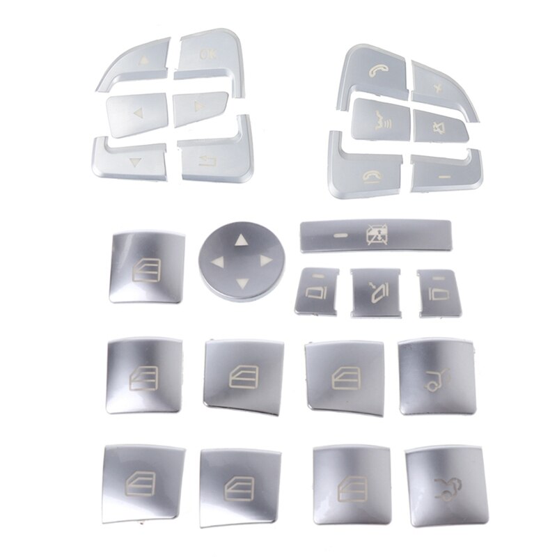 12 Pcs Autoruit Lift Knop Sticker Voor Mercedes Be... – Grandado