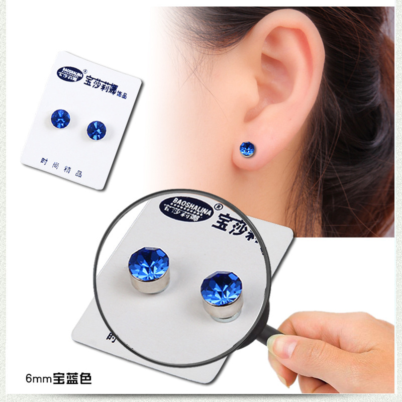 1 Pair Magnetic Slimming Earrings Slimming Patch Lose Weight Magnetic Health Jewelry Magnet Of Lazy Paste Slim Product Accessor