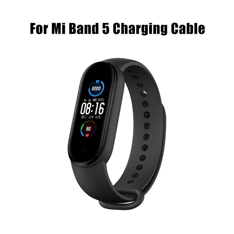 Snelle Oplaadkabel Portable Magnetische Horloge Lader Apparaat Armband Charger Voor Xiao-Mi Mi Band 5 Smart Band Accessoires