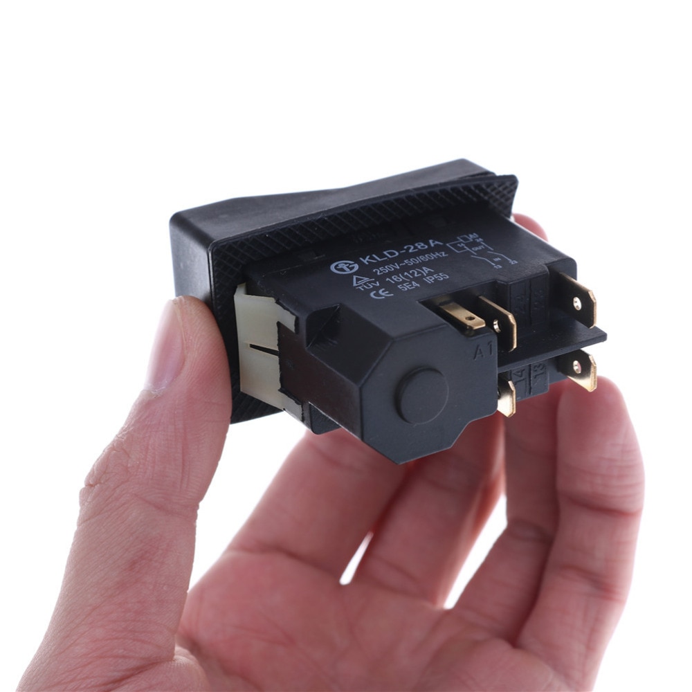 5pins Waterproof Magnetic Explosion-proof Pushbutton Switch KLD28A IP55 220v Magnetic Starter Electromagnetic Switches