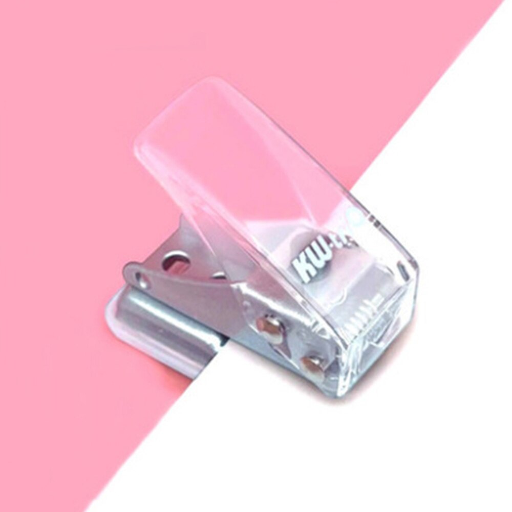 Single Hole Punching Machine Mini Punching Machine Loose-leaf Punching Machine For School Scrapbooks Paper Crafts Stationery