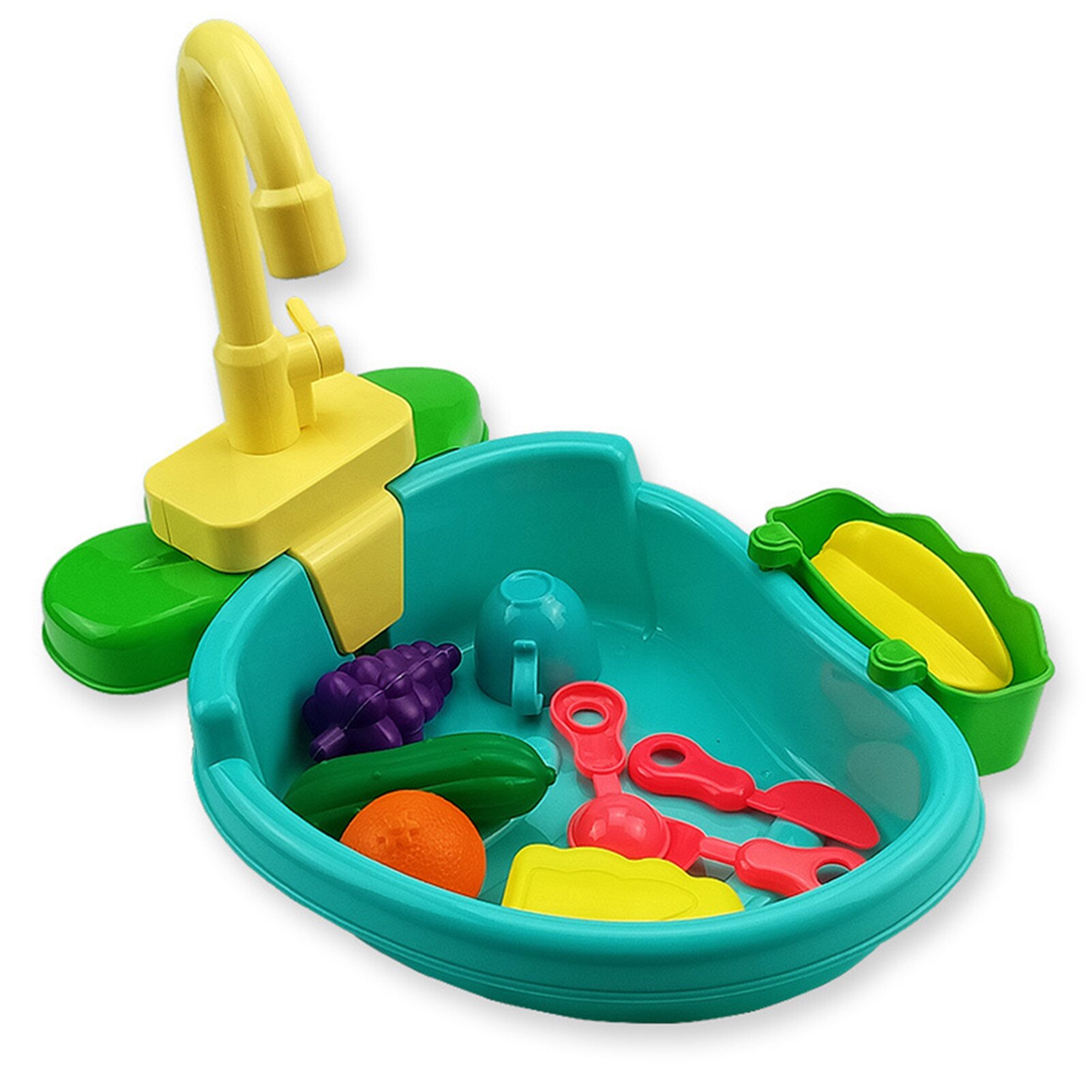 Automatic Bird Bath Tub with Faucet Pet Parrots Parakeet Cockatiel Fountains SPA Pool Shower Multifunctional Toy Cleaning Tool: Green