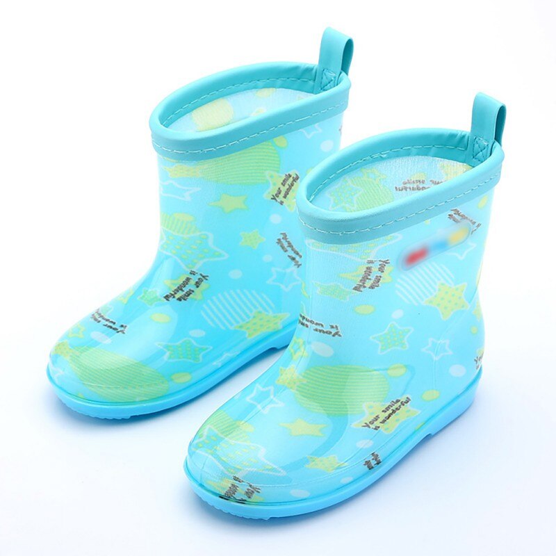 PVC Gummi freundlicher Regen Karikatur Baby Schuhe freundlicher Wasser Schuhe Wasserdicht Regen Neue Klassische freundlicher Schuhe: E / 27