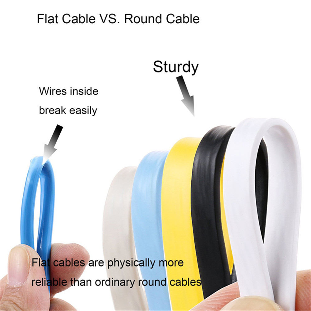 CAT6 Platte Ethernet-kabel RJ45 Lan-kabel Netwerk Ethernet Patch Cord voor Computer Router Laptop 0.5M/1M/2M/3M/5M/8M Lengte