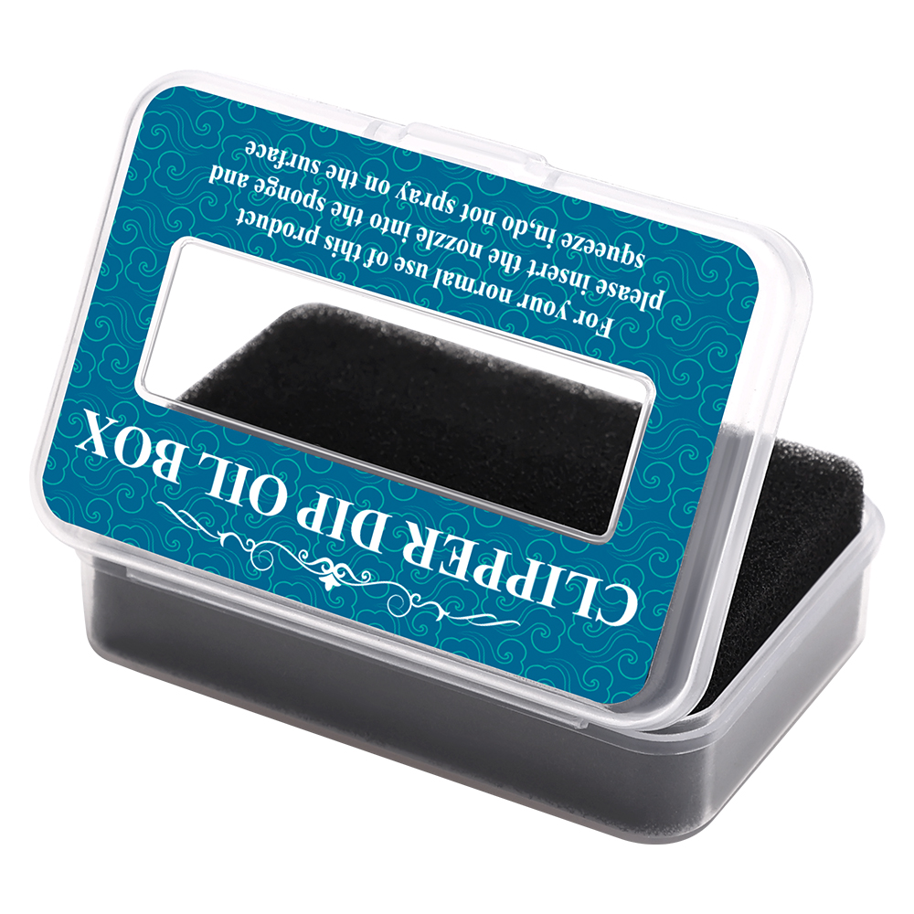 Caja de aceite lubricante para cortadora de pelo, hoja de aceite, prevención de óxido, reparación de protección, empuje eléctrico, caja de almacenamiento de aceite para barbería