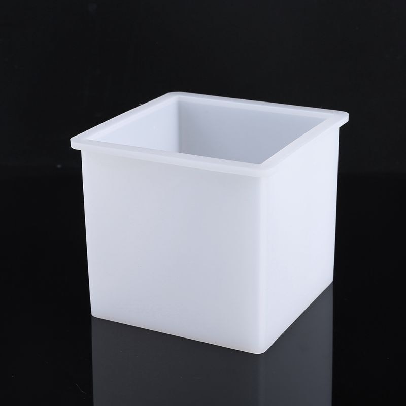 10cm/4 "Super Große Cube Platz Silikon Form Harz Gießen Schmuck Machen Werkzeuge M2EA