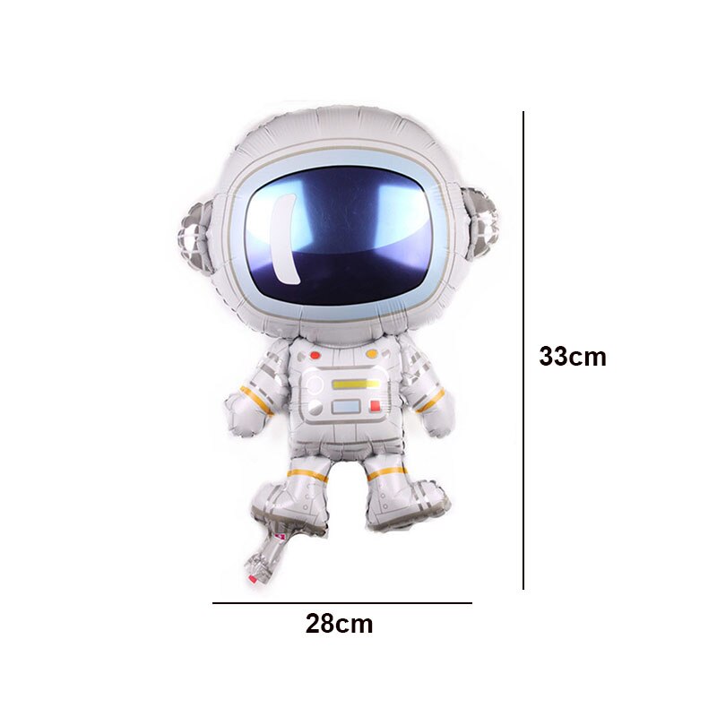 1pcs Outer Space Party Astronaut Helium Balloons Rocket Foil Balloons Galaxy Theme Party Boy Kids Birthday Party Decor Favors: 06