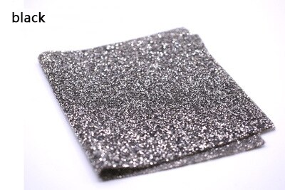 ANGNYA 1Pc luksusowy welur pełna diamentowa tarcza mata/luksusowy ekskluzywny gwóźdź Sztuka ręcznie poduszka poduszka podstawka na lakier robić paznokci miękki podłokietnik: czarny