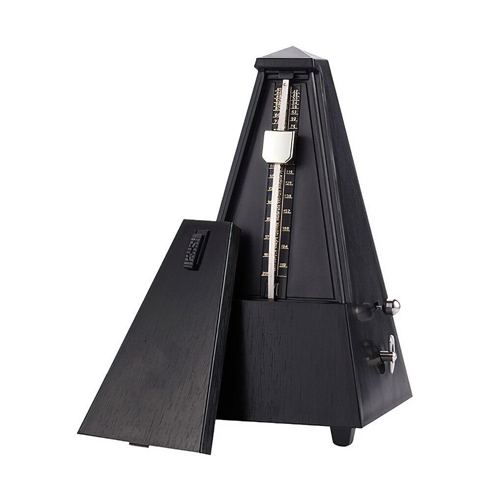 Antiguo Vintage metrónomo para guitarra en línea mecánica ritmo péndulo Mecanico Metronomo para guitarra, Piano instrumento Musical: Ebony