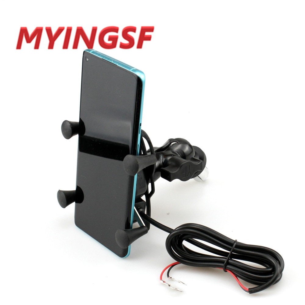 Phone Holder USB Charger for HONDA NC700 NC750 S/X CTX700/DCT CTX1300 ST1300 Motorcycle GPS Navigation Mount Bracket