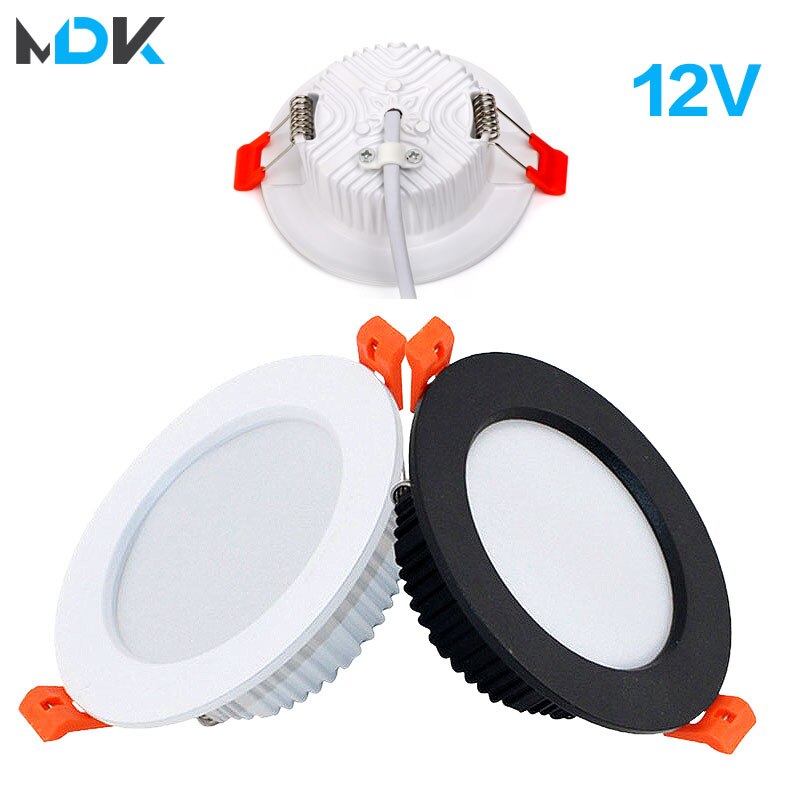 LED Downlight 12V DC 3W 5W 7W 9W 12W LED Spot Light Mini 24V Spanning Waterdichte LED Decoratie Plafondlamp Badkamer Paneel Licht