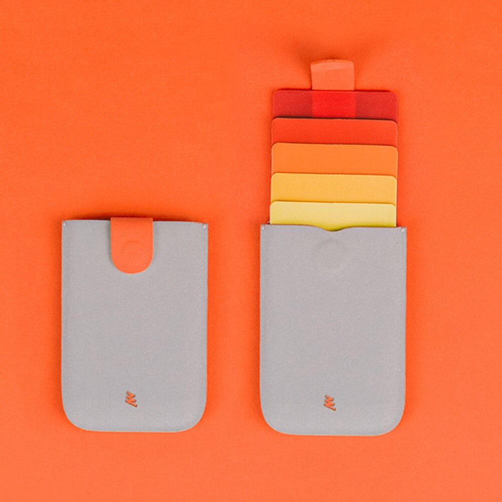 Novelty Ultra-Thin Waterproof Card Holder Stack Up Pull Out Slim Cascading Wallet Purses Party Multitools Storage