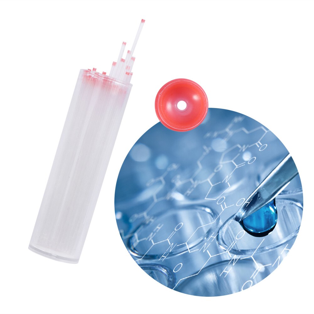 100 w 1 75mm rurka kapilarna mikro hematokryt rurka robić topienia próbka & dostarczać