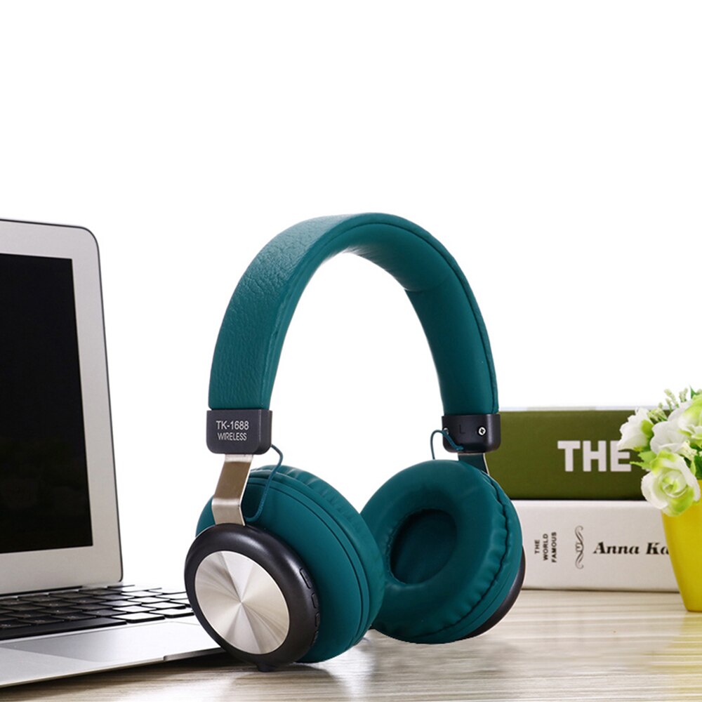 Wireless Headphones - Bluetooth 5.0 - HIFI Sound - Built-in Microphone - Memory Foam Earcups: TK-1688-3