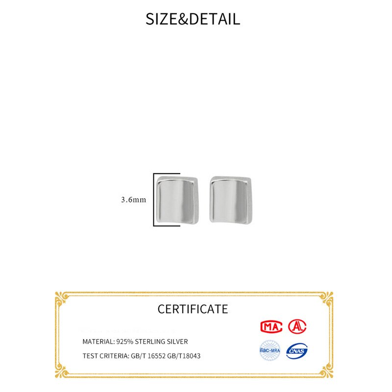 La monada geometria brincos para mulher prata 925 minimalista côncavo fino brincos jóias brincos 925 prata