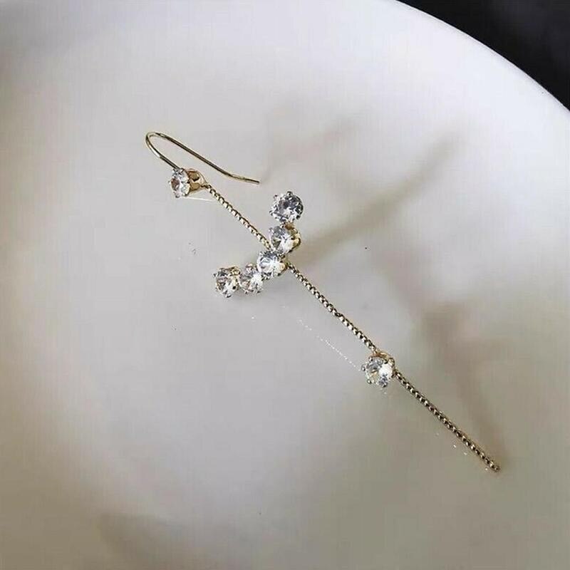 1pc ear wrap crawler hook øreringe multi blomme clip øreringe luksuriøse falske øreringe kvinder smykker crawler hook øreringe