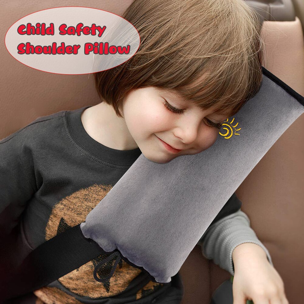 4 Stuks Kind Veiligheid Schouder Kussen Set Autogordel Kussen Bescherming Cover Neck Guard Auto Decoratie Voor Kinderen Kids