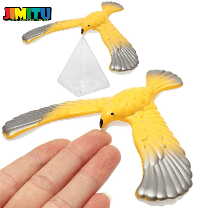 1PC Amazing Eagle Magic Box Desk Display Decor Doll Balancing Bird Novelty Fun Learning Toy Year Best for Children Kid