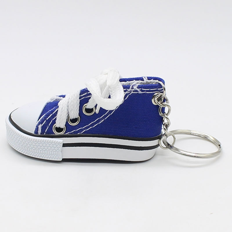 Cavalletto laterale per moto Divertente e carino Mini scarpa Supporto per piede per bicicletta Cavalletto per bici da motore Portachiavi Accessori per giocattoli Supporto per moto: Blu