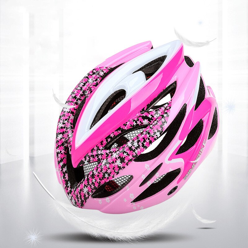 Bicycle Helmet Adult Lady Riding Helmet High-strength PC Material Shock-absorbing Helmet Mountain Bike One-piece Helmet