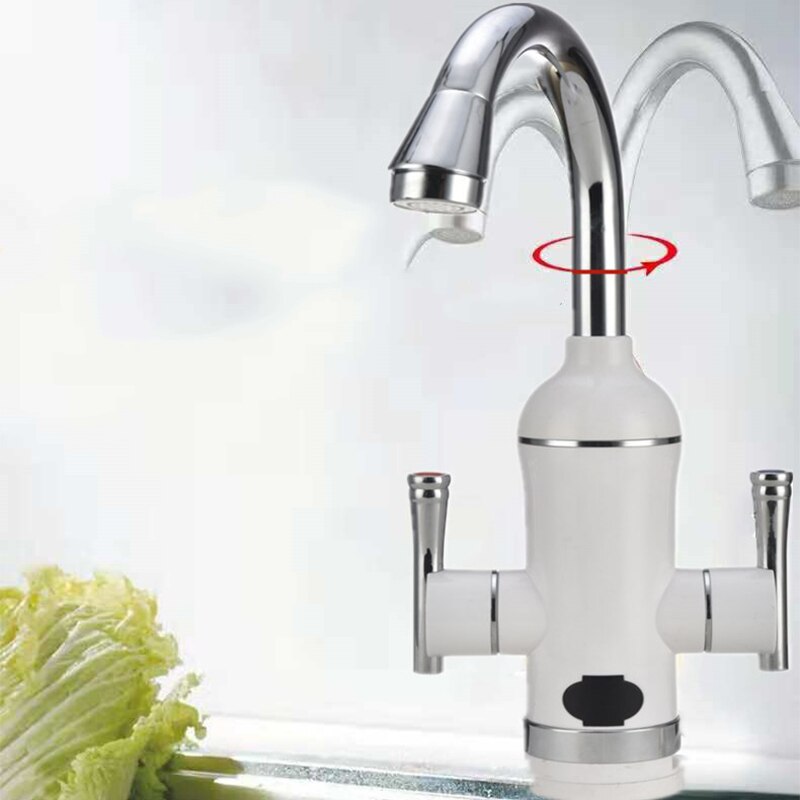 220v Water Heater Bathroom Kitchen instant electric water heater tap temperature display faucet Shower Tankless