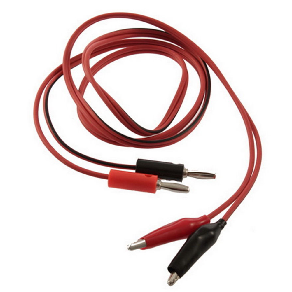 For Tester Multimeter Banana Plug to Aligator Clip Test Lead Wire Jack ...