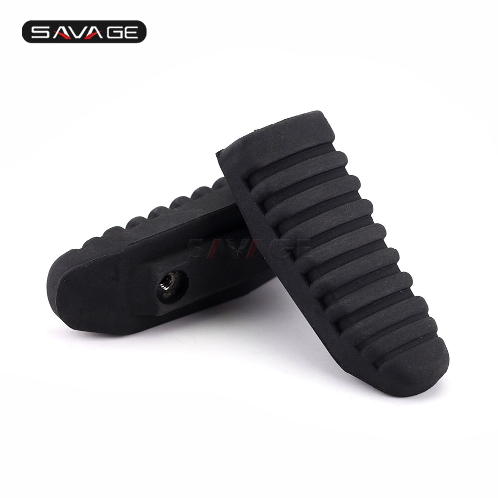 Reposapiés de goma con clavija para SUZUKI GSF 650 1250/S BANDIT SFV 650 Gladius, accesorios para motos, cubierta frontal de Pedal negra