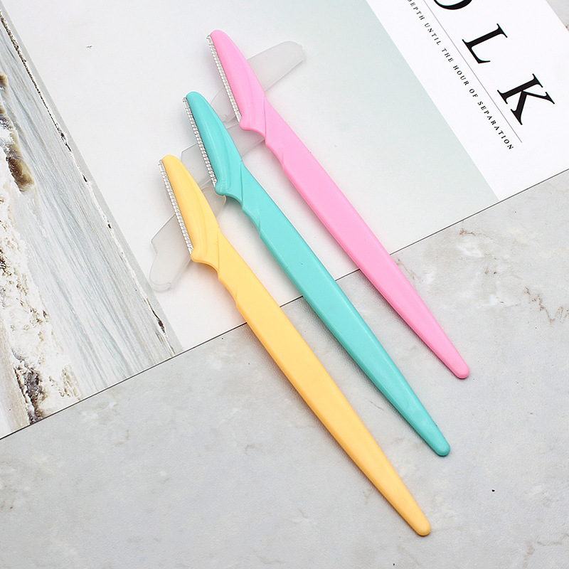 3 Stks/set Wenkbrauw Trimmer Eye Brow Haar Remover Facial Razor Wenkbrauwen Blades Scheerapparaat Scherpe Draagbare Set Vrouwen Beauty Make-Up Tool kit