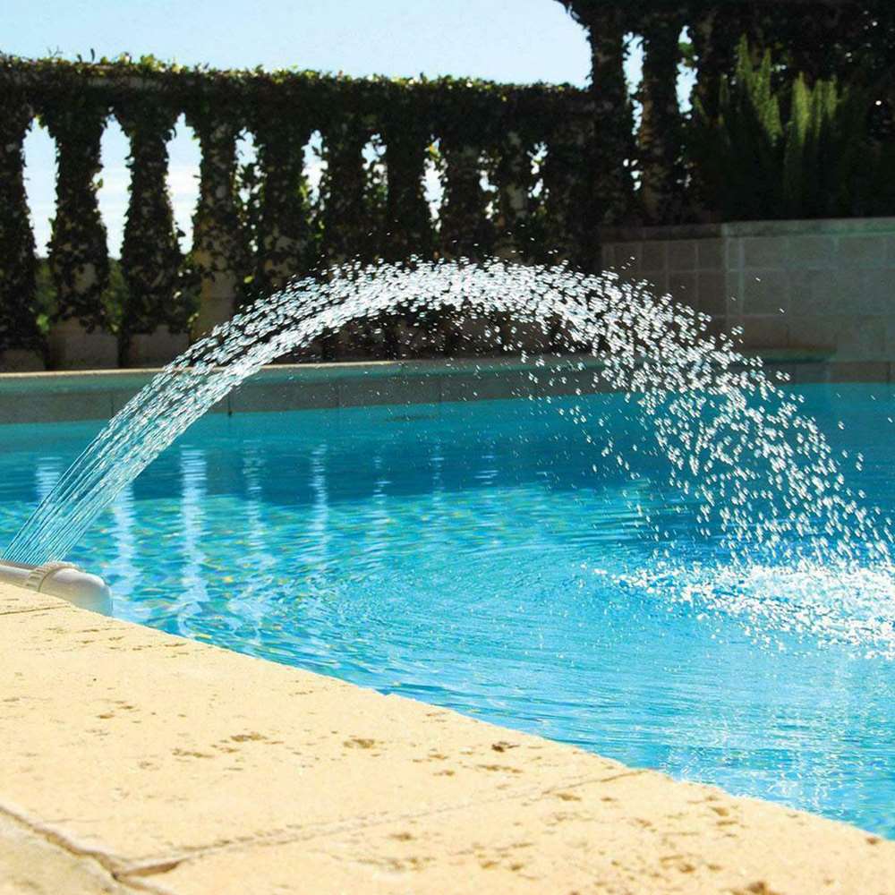 Pool springvand svømmebassin vandfald springvand sæt pvc springvand rør dyse hoved sæt pool tilbehør dekoration forsyninger