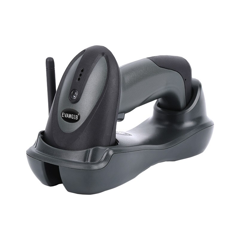 Handheld 2D Cmos Draadloze Smart Barcode Reader Met Standaard 433Mhz Qr Code Scanner Met Geheugen Evawgib Fabricage Usb Interface