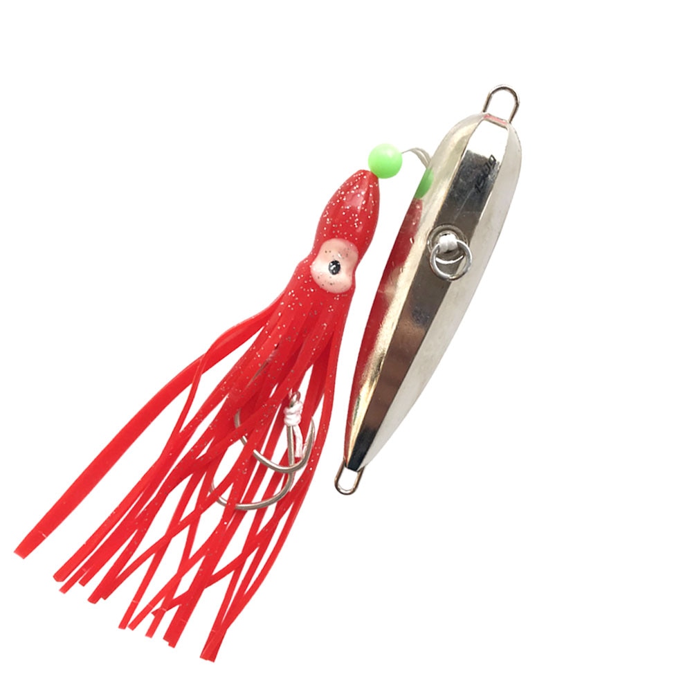 ALS Inchiku Langsam Jig Unterseite Schiff Licht Angeln Lockt Metall und Krake Felsen Tintenfisch Köder Unterstützen Haken 100g 120g 150g 200g 250g