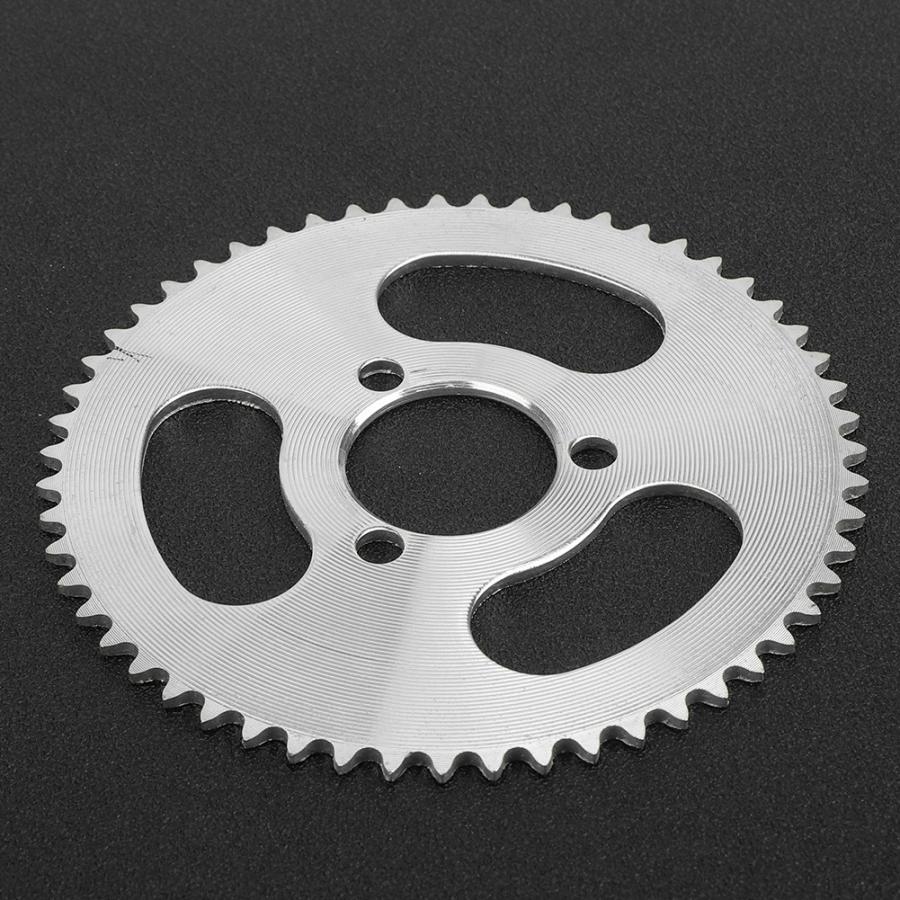 Electric Scooter Sprocket 55 Teeth 25H 3 Holes Metal Crankset Sprocket Gear Plate Electric Scooter Sprocket Accessory