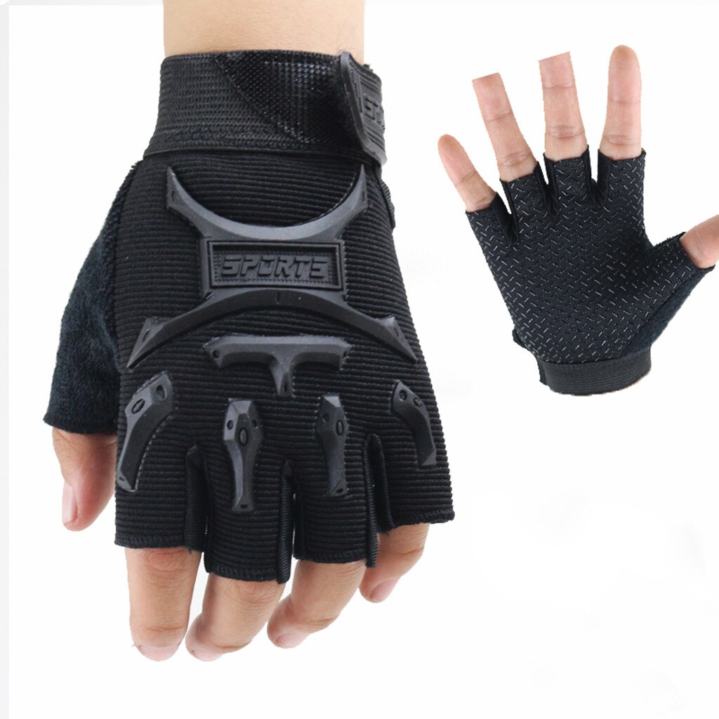 FRCOLOR 1paar Half Finger Sporthandschoenen Voor Fietsen Antislip
