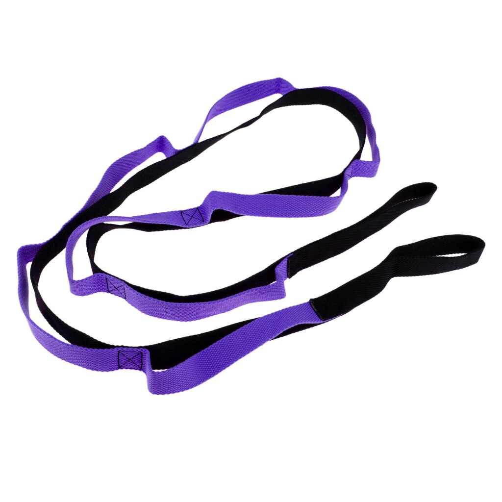 Multi Loop Stretch Strap Flexibility Body Shape Figure Pilates Sports Gym Yoga Dance Warm Up Belt Band Fitness Equipment