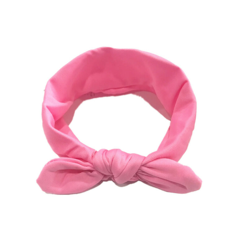 Baby drenge solid sløjfe hårbånd sød blødt hoved elastisk pandebånd bebe pige prinsesse sød pandebånd hovedbeklædning hår tilbehør