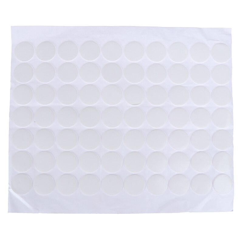70pc ronde acryl reparatietapes met transparante dubbelzijdige kleefband