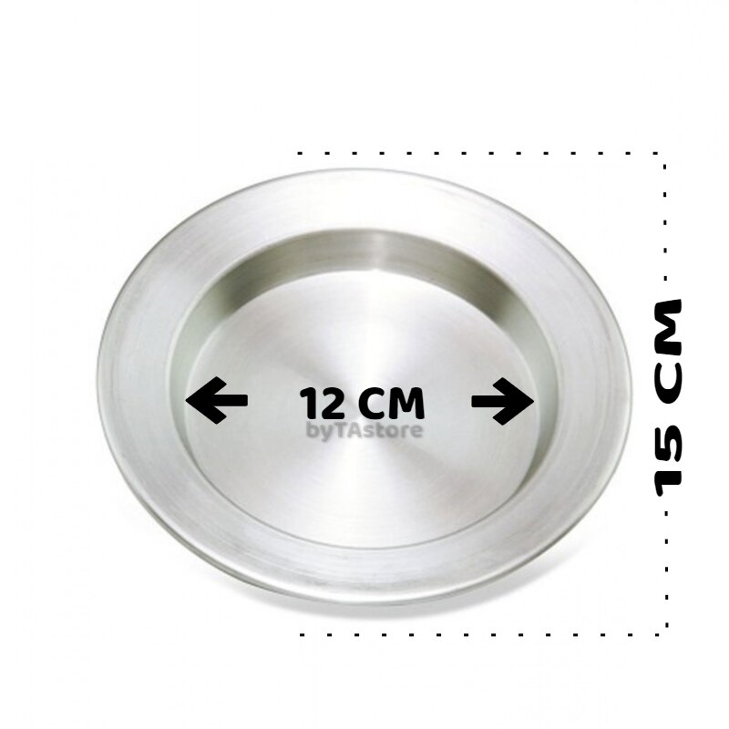 6 st set kunefe berömd maträtt dessert serverings tallrikar presentationsbricka hatay antakya kunefe original aluminium tallrik