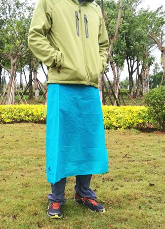 Cycling Camping Hiking Rain Pants Lightweight Waterproof Rain Skirt Kilt 65g, 3f ul gear: blue