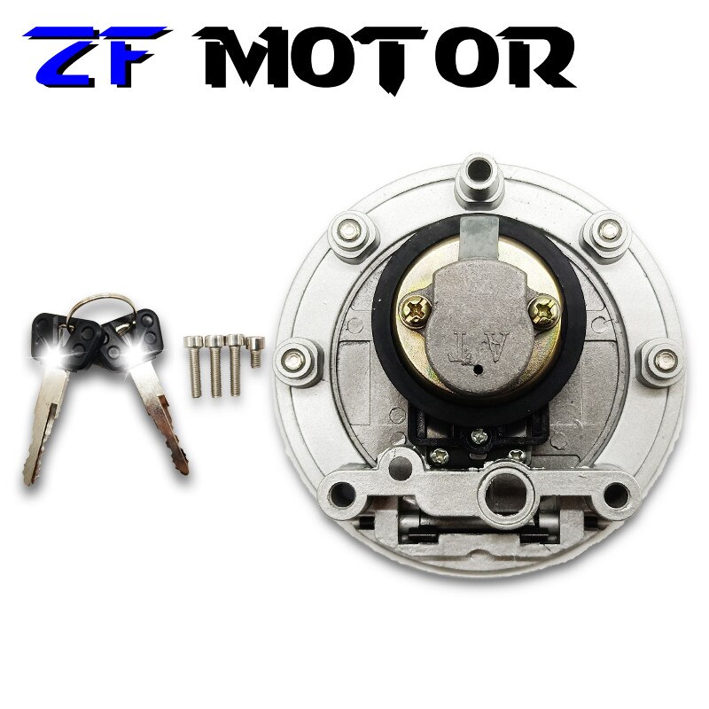 Voor Yamaha XJR 1200 YZF 750 R1 R6 TRX850 FJ1200 Motorfiets Brandstof Gas Tank Cover CNC 1 Set Motocross Olie tank Lock Cap