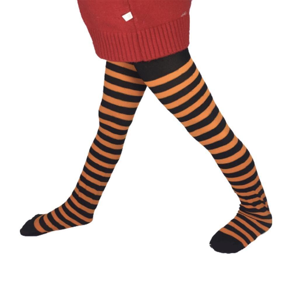 Halloween cosplay kinderen gestreepte panty's kousen kinderen jongens kerst panty's maskerade kostuums meisjes babyfeest kind  j8 a 1
