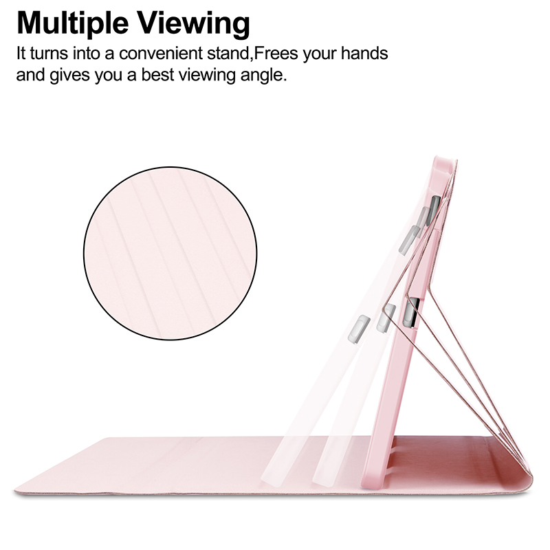 TBTIC Leather Case For iPad Air 5 4 10.9 Pro 11 10th 9th 8th 7th Gen 10.2In 5th 6th 9.7 Generation Mini 6 Cover With Pencil Slot