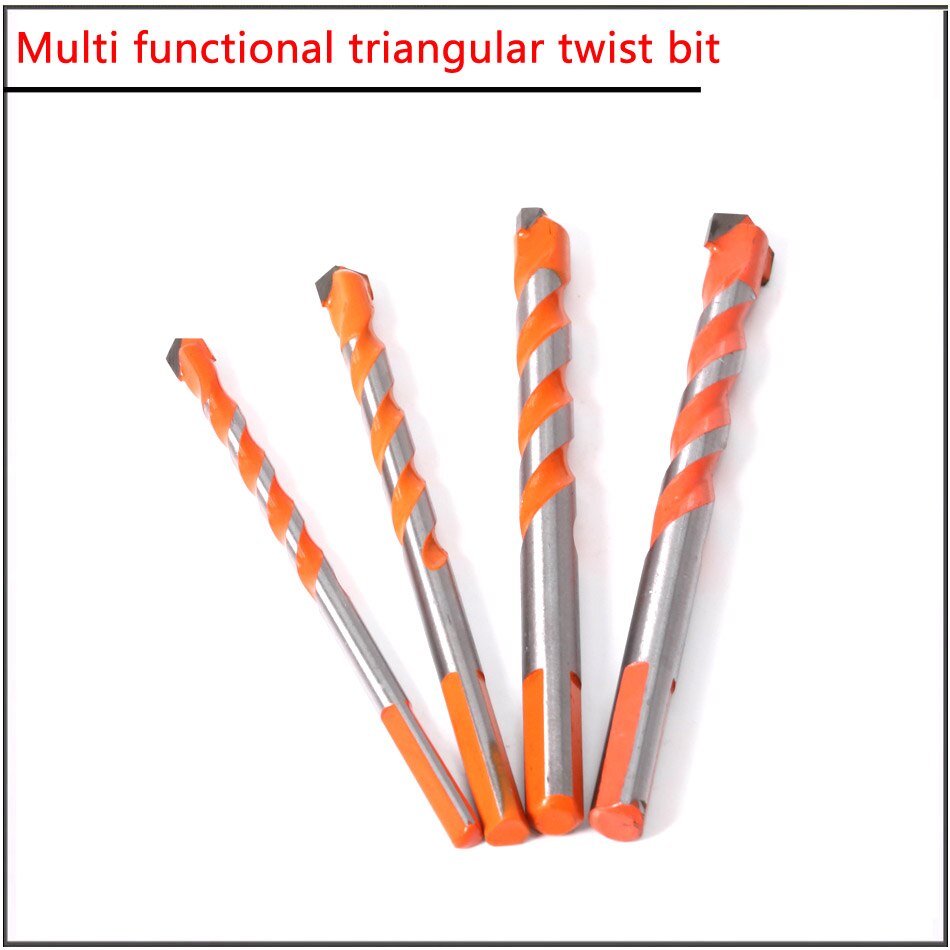 5 stk 5 6 8 10 12mm trekantet bit multifunktion trekant bit super hård legeret beton cement træ boring elektrisk bor