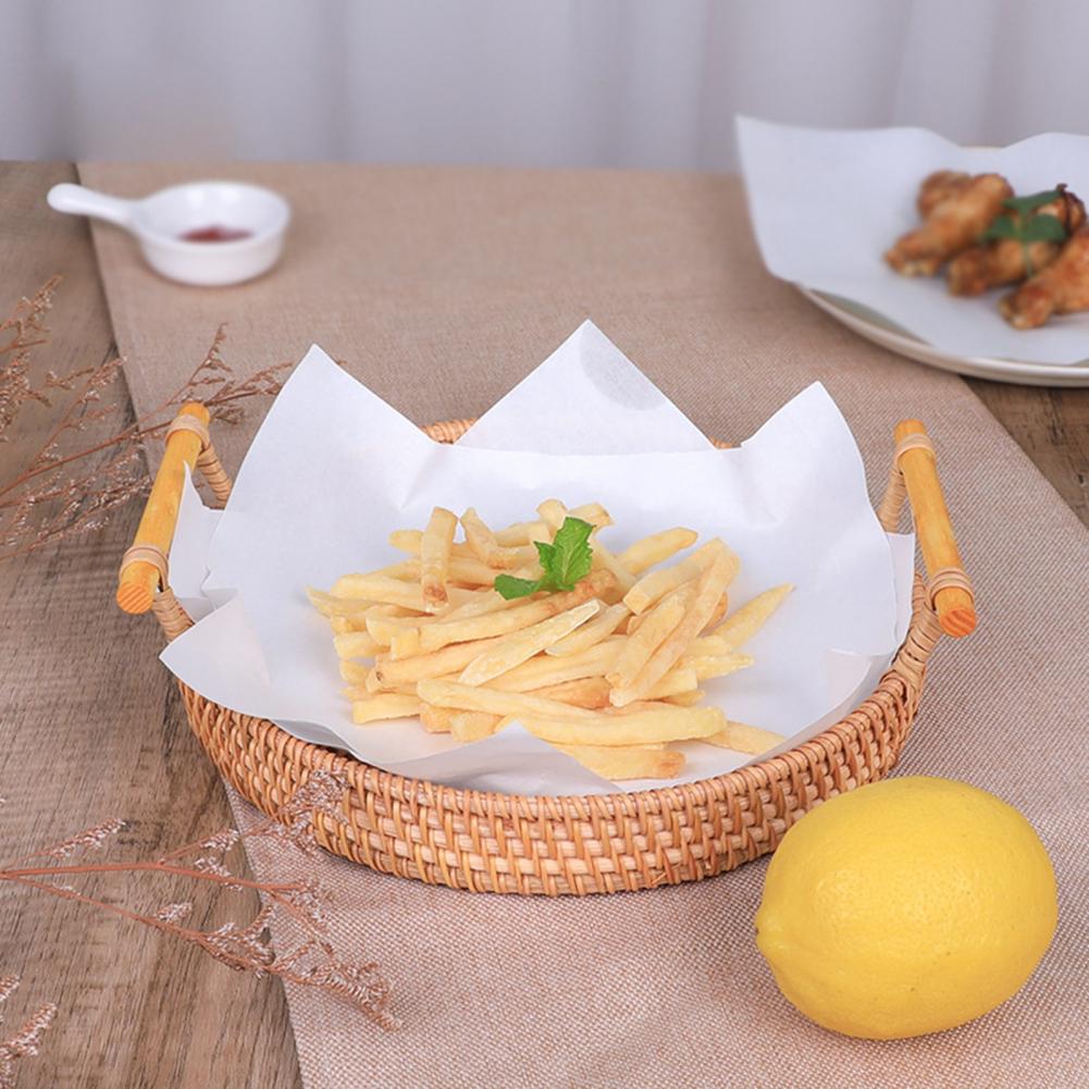 50Pcs/bag Of Absorbent Paper Disposable Portable Kitchen Healthy Fried Fries Chicken Oil Absorbent Paper