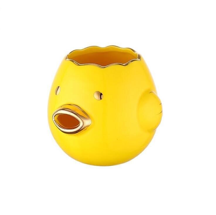 WAIT FLY 4Pcs Leuke Eend Vorm Keramische Dessert Kommen/Kruiden Gerechten/Dippen Kommen/Ketchup Schotel/Theezakje Houders Voor Salade Pudding Yoghurt Beste Voor Thuis Keuken