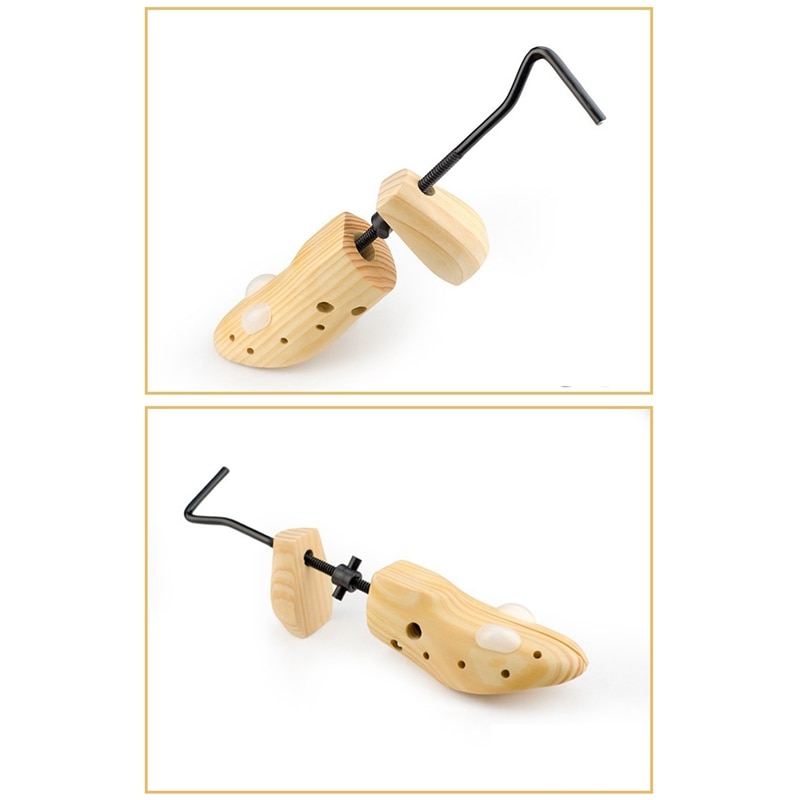 AUAU-1 Piece Shoe Trees Shaper Wood Expander Support Adjustable Extender Pumps Boots Flat Shoes Flattie High Heel Rack Stretcher