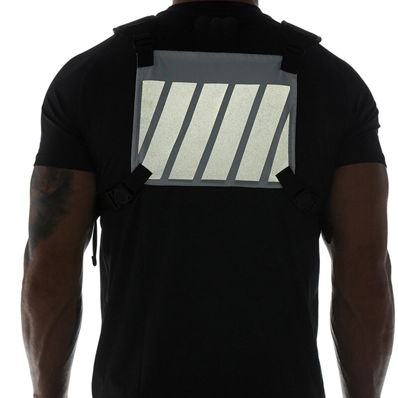 Männer Brust Anlage Tasche Funktionale Taille Packungen Hüfte-hüpfen Männer Brust Tasche Taktische Weste Männlichen Taschen