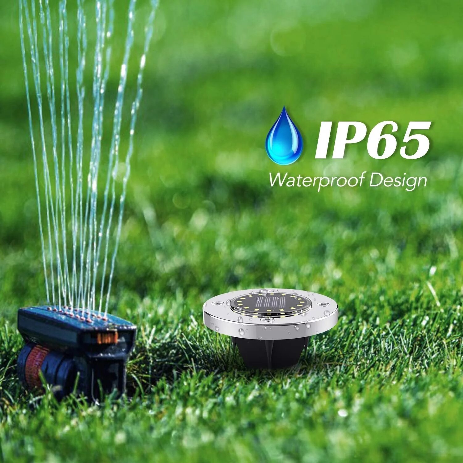 4Pack Solar Tuinverlichting 12/16/20LED Solar Grond Lichten Waterdichte Licht Ondergrondse Sensing Landschap Verlichting Voor gazon Pathway