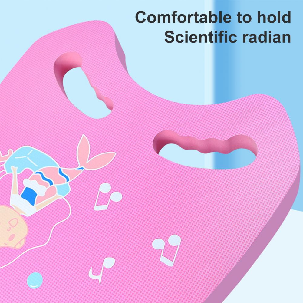 Children Swimming Kickboard Swim Training Aid with Handrail Holes Cartoon Swim Board Summer Pool Party EVA Swim Float Board