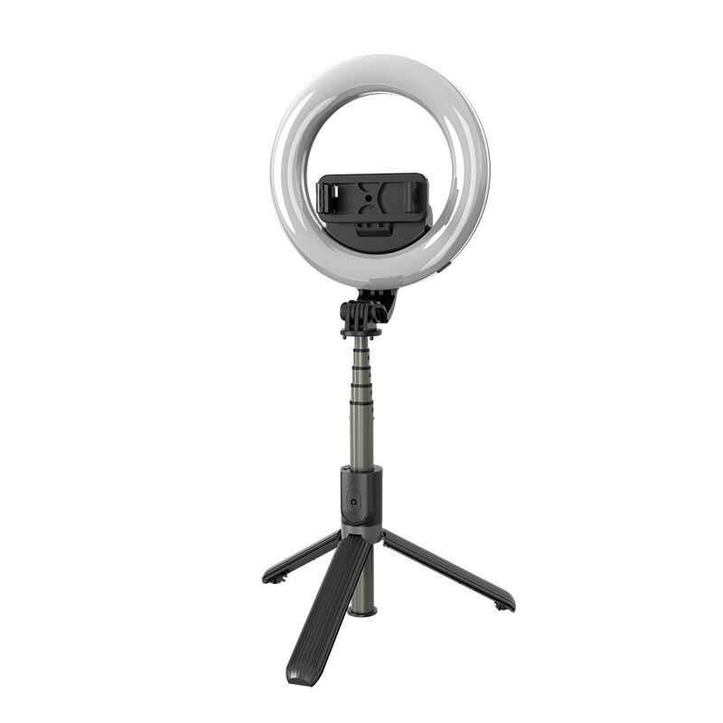 2020 nuovo 4 in 1 selfie ring light wireless Bluetooth selfie stick mini treppiede palmare allungabile selfie stick con telecomando: add ring light