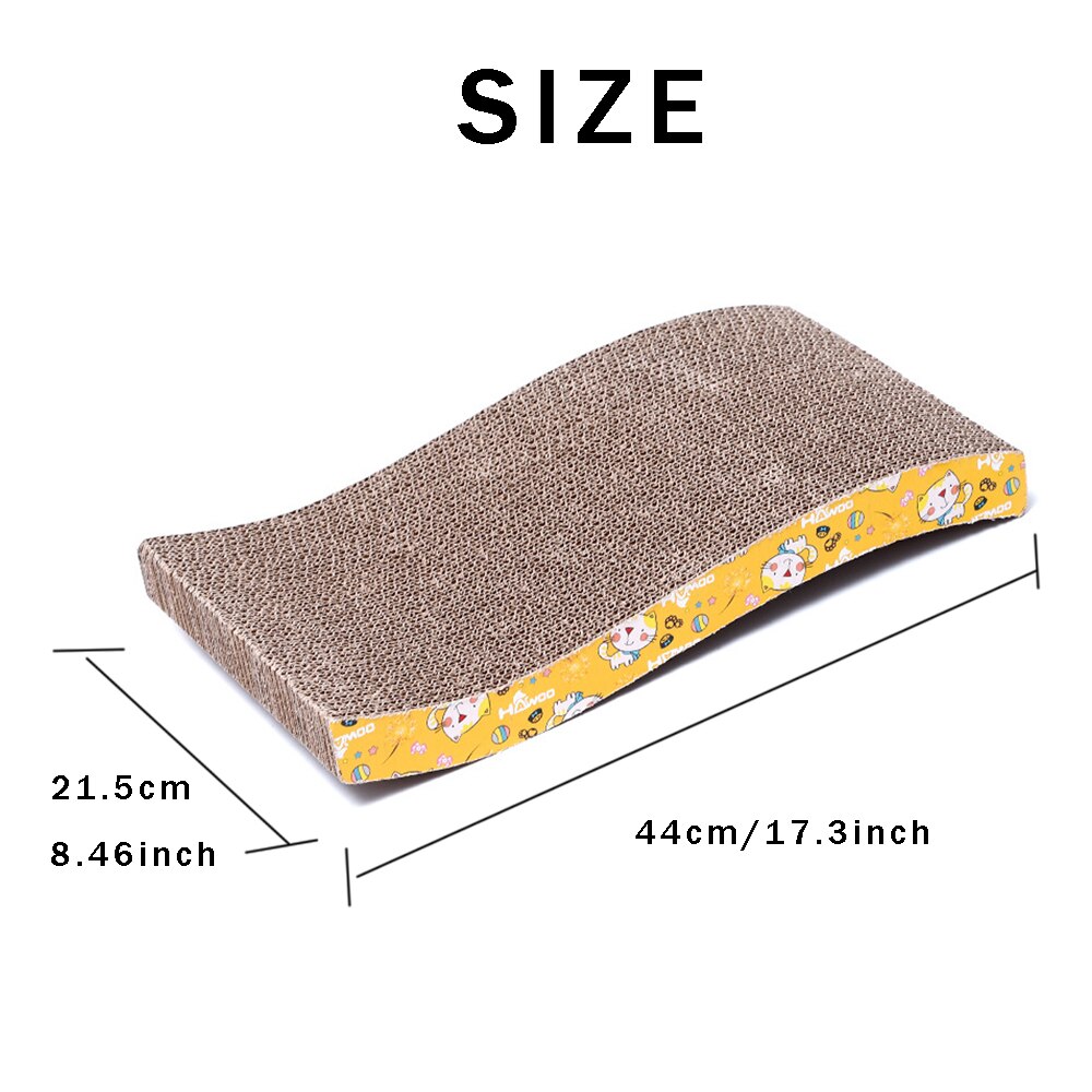 Interactieve Speelgoed Kat Krassen Golfkarton Slijpen Klauw Plaat Kattenkruid Papier Pad Voor Kat Scratchers Katten Speelgoed Schraper Mat 44